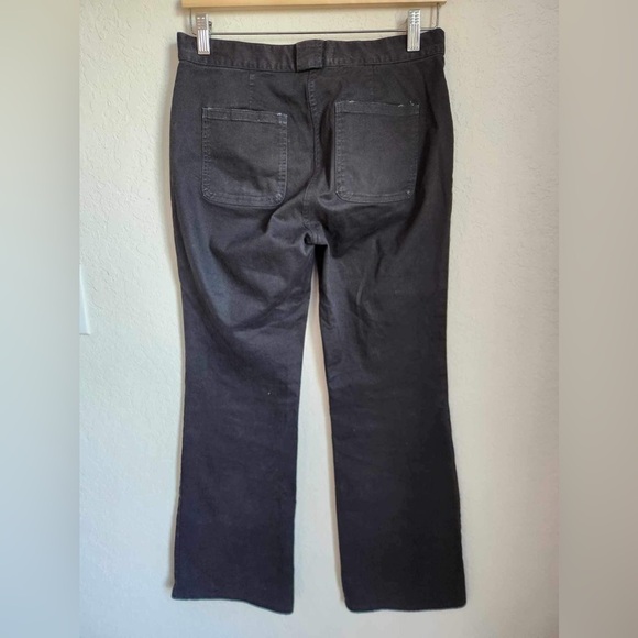 NILI LOTAN Black Utility Wide Legs Pants Size 2 - Picture 2 of 7